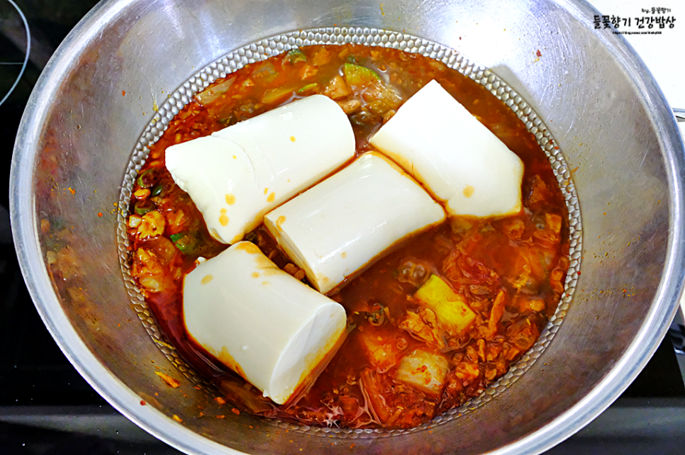 류수영 순두부찌개 끓이는법 스팸 순두부찌개 레시피