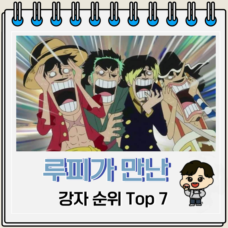 원피스 루피가 만난 강자 순위 Top 7