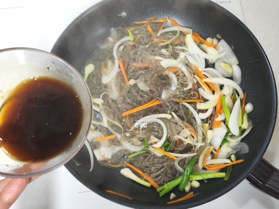 중국집 잡채밥 만들기 중국식 잡채덮밥 레시피