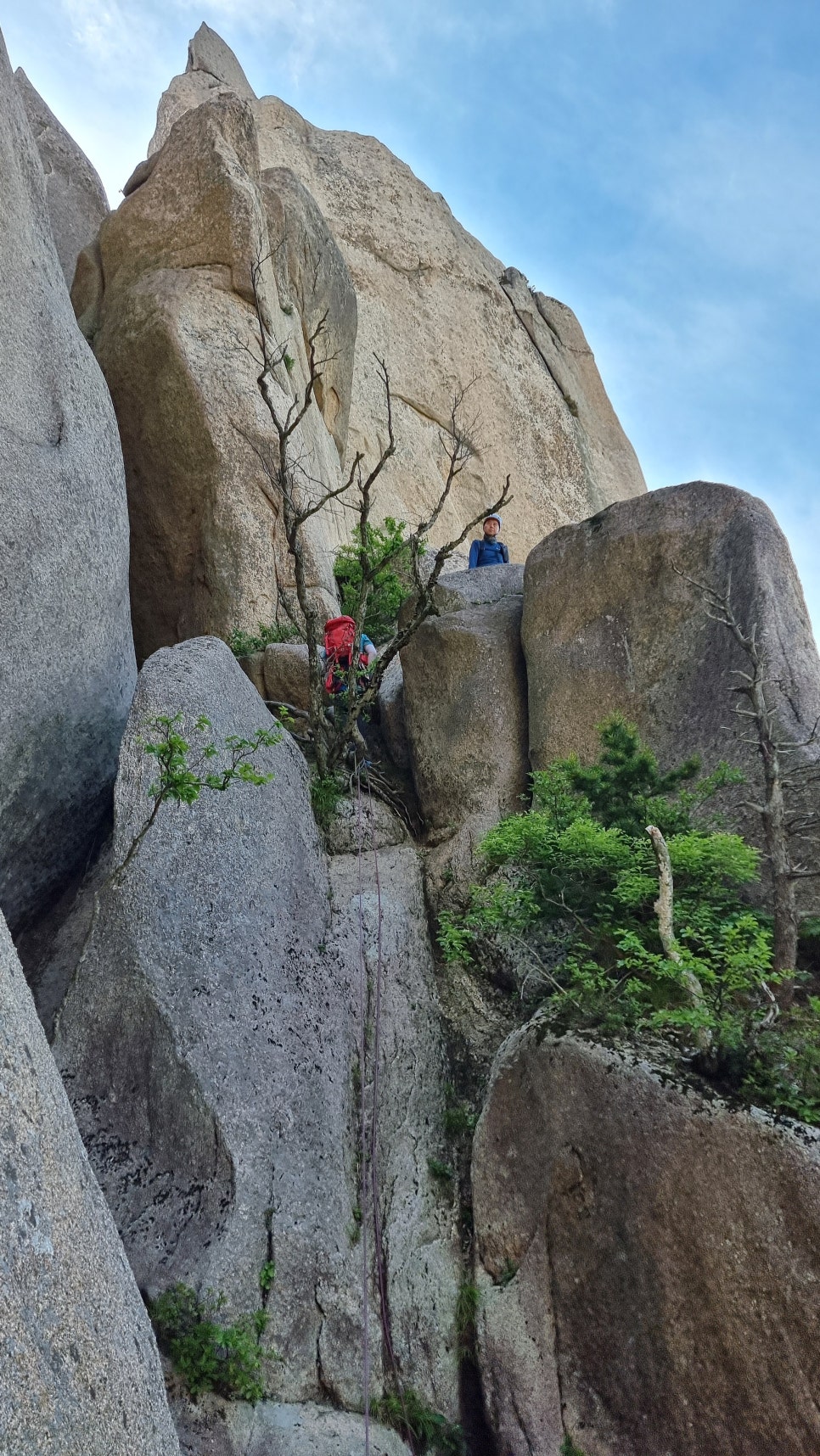 설악산 등산, 울산바위 나드리길  (중봉전망대 ~ 서봉) 릿지 산행