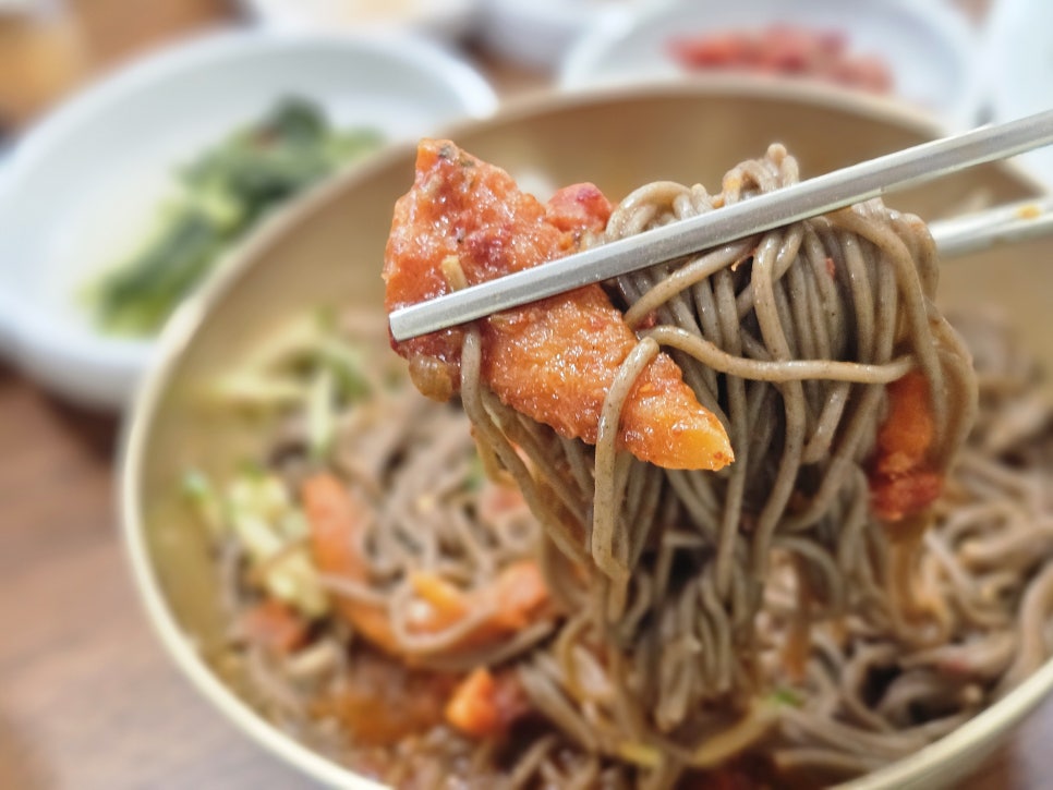 수원역 점심 맛집 막국수와 수육으로 몸보신