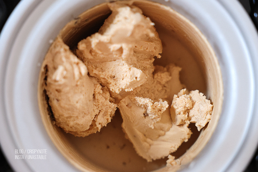 집에서 아이스크림 만들기 땅콩버터 러버 위한 수제 아이스크림 디저트