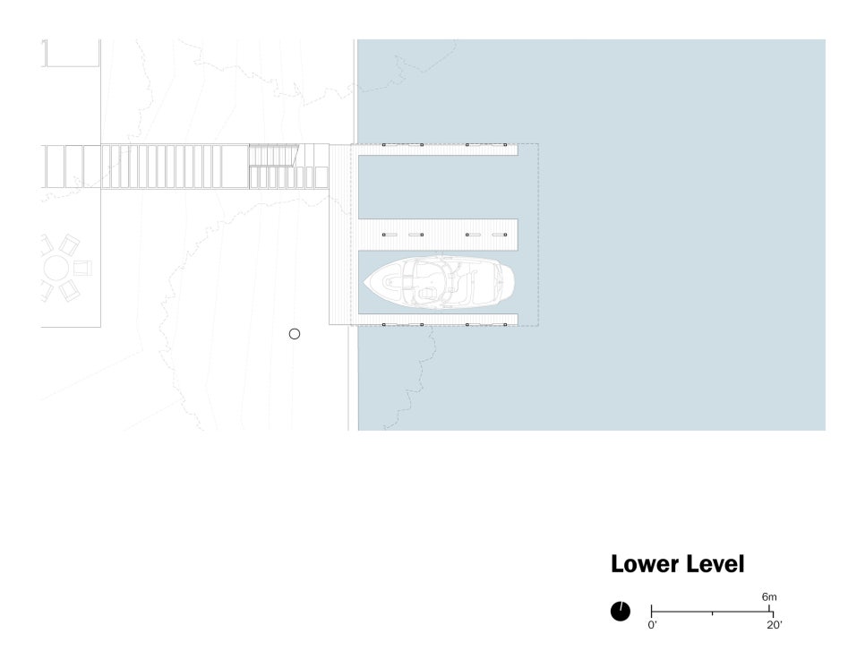 본채는 따로! 근사한 선착장이 딸린 게스트 하우스, River Hills Cabin by Miró Rivera Architects