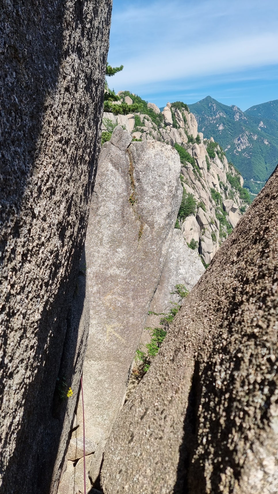 설악산 등산, 울산바위 나드리길  (중봉전망대 ~ 서봉) 릿지 산행