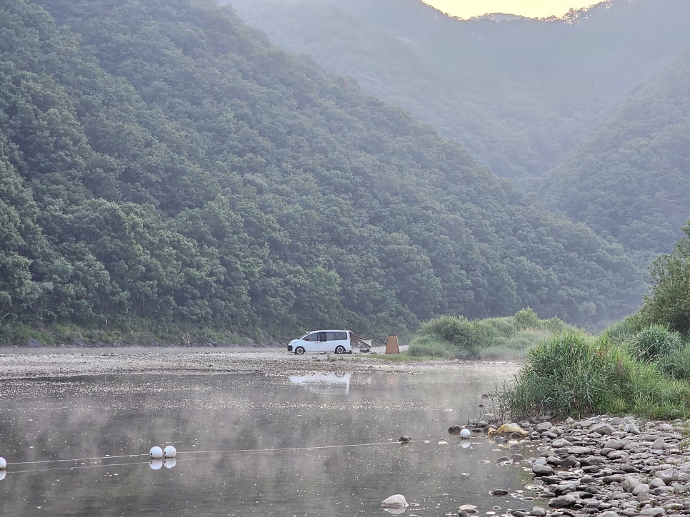 양평 광탄리유원지 캠핑 금지 대신 홍천 차박 성지 모곡 밤벌유원지