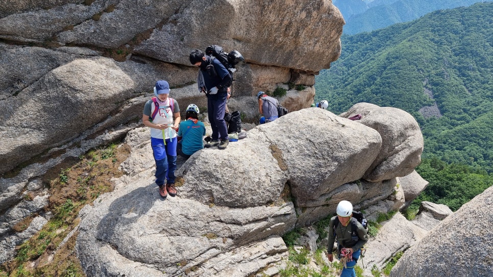 설악산 등산, 울산바위 나드리길  (중봉전망대 ~ 서봉) 릿지 산행