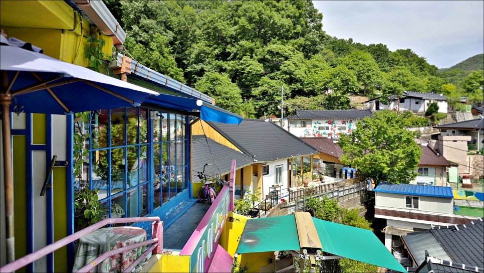 전주 당일치기 데이트코스 추천 전주 갈만한곳 자만벽화마을 꼬지따뽕!