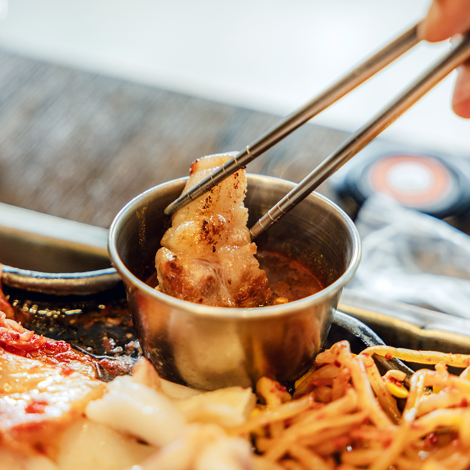 제주공항근처 흑돼지 맛집 김치찌개 + 냉면 + 계란찜 무료 서비스