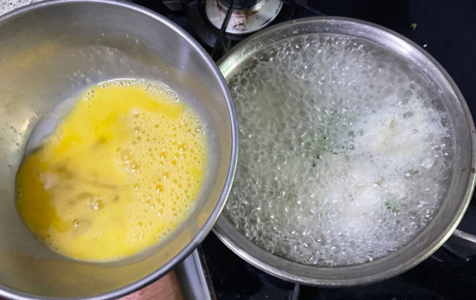간단한 아침국 순두부 계란국 끓이는법 자취요리 계란탕 레시피 순두부요리