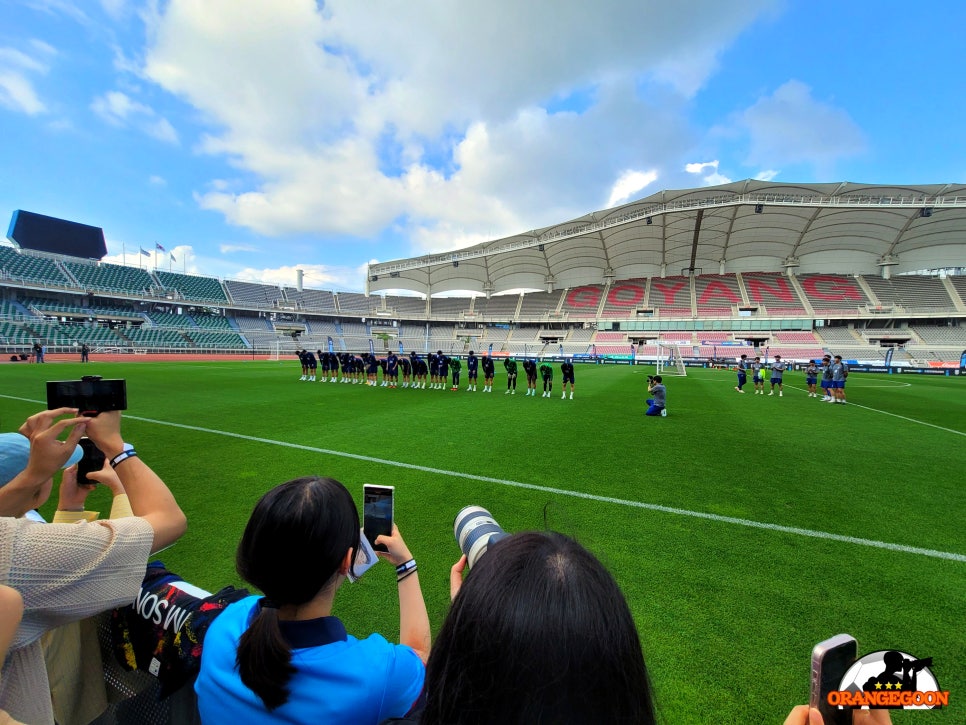 [2024 파워에이드 오픈트레이닝데이]에 다녀왔습니다! 오렌지군이 대한민국 축구 국가대표팀을 가까이에서 지켜본 후기를 공유합니다!