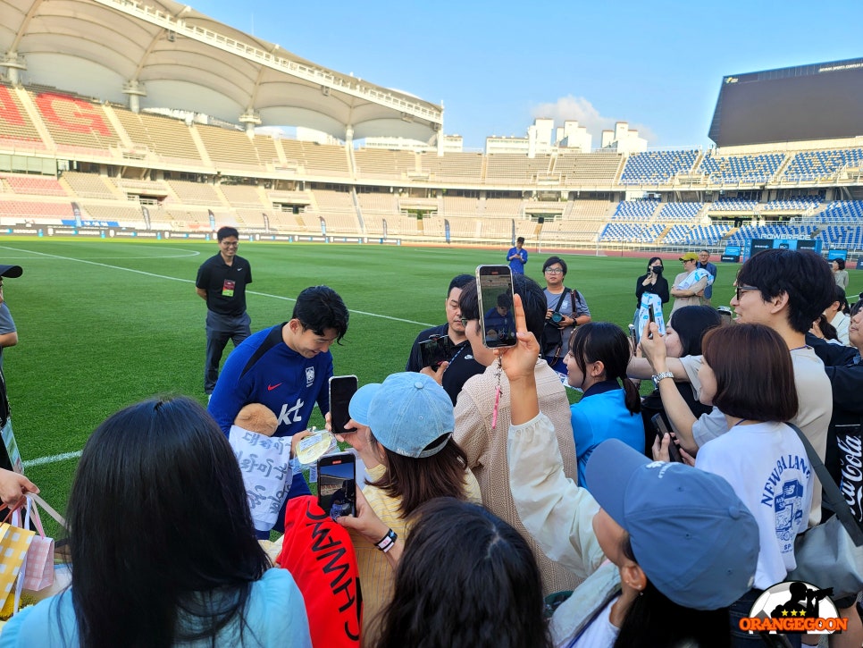 [2024 파워에이드 오픈트레이닝데이]에 다녀왔습니다! 오렌지군이 대한민국 축구 국가대표팀을 가까이에서 지켜본 후기를 공유합니다!