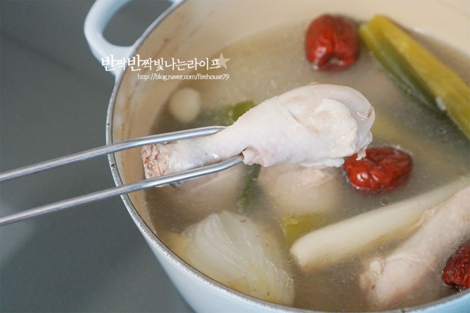 간단 닭죽 끓이는법 찹쌀죽 닭죽 만들기 닭다리 요리