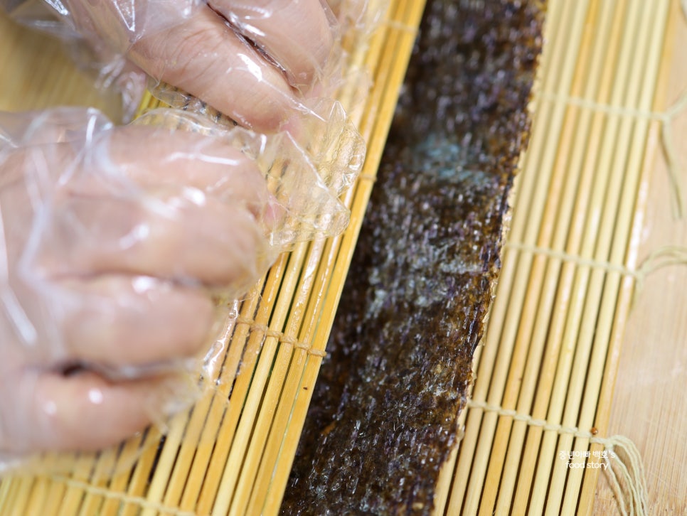 당근라페 김밥 만드는법 밥짓기 야채 상추 김밥 잘 마는법 말기