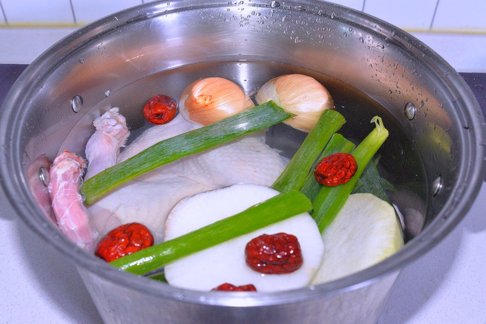 닭개장 만드는법 토종닭 여름보양식  닭육개장 끓이는법