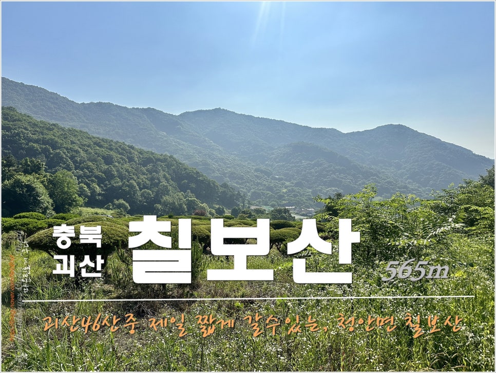 칠보산(청안면) 36 of 괴산46산 : 초~최단코스