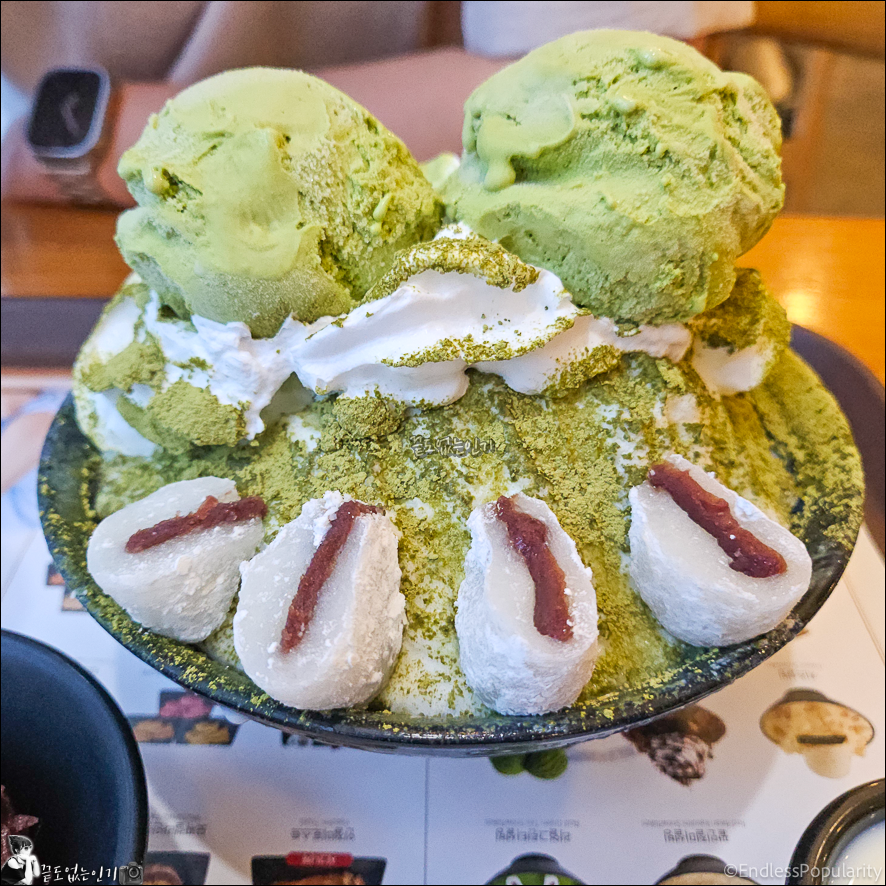 리얼그린티 설빙 가격 설빙 녹차 빙수