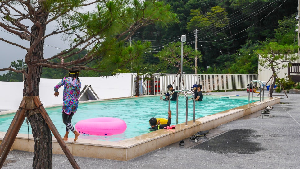 경남 산청 글램핑 대구근교 비토애 럭셔리 수영장 글램핑