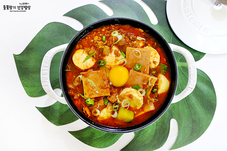 류수영 순두부찌개 끓이는법 스팸 순두부찌개 레시피