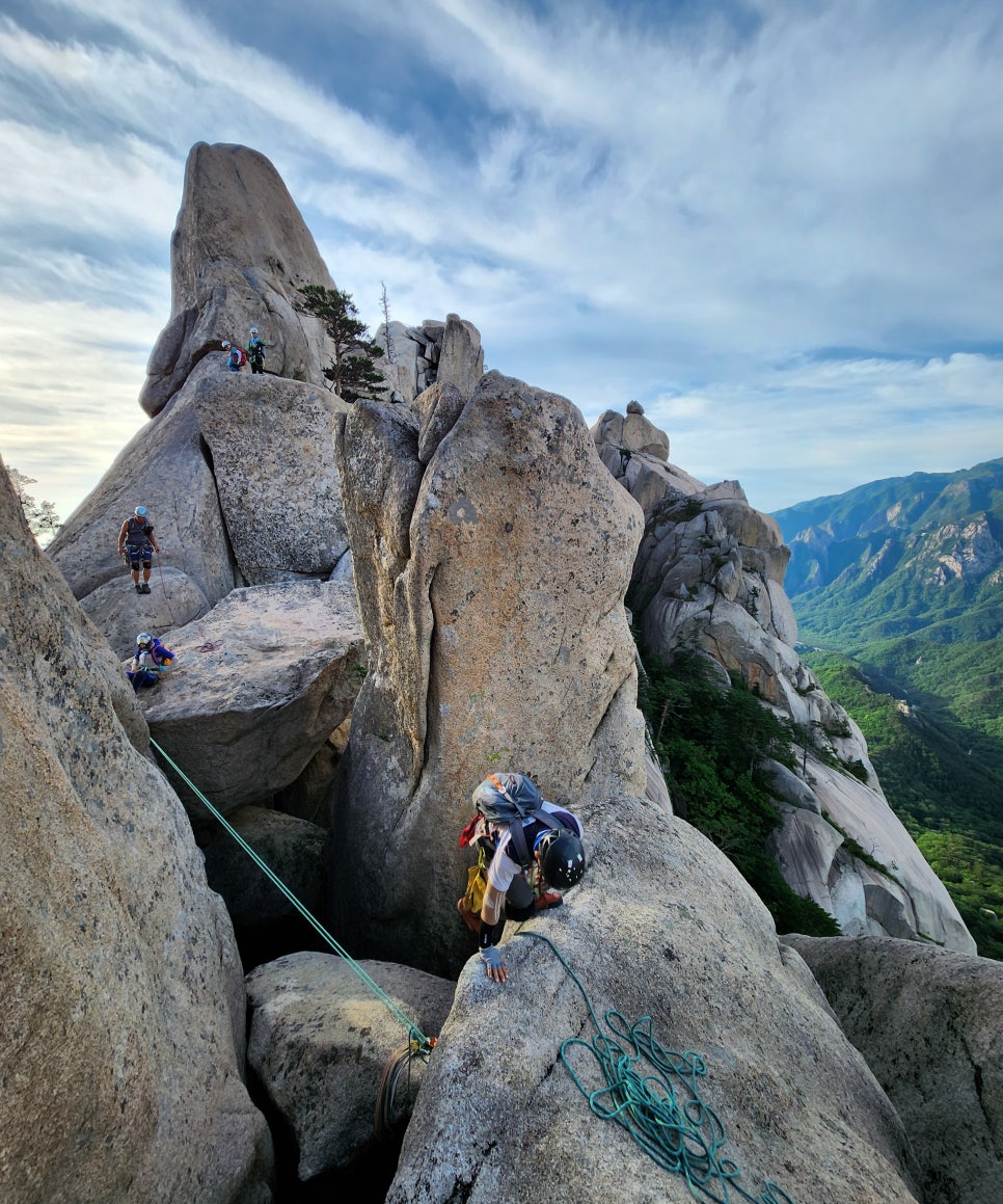 설악산 등산, 울산바위 나드리길  (중봉전망대 ~ 서봉) 릿지 산행