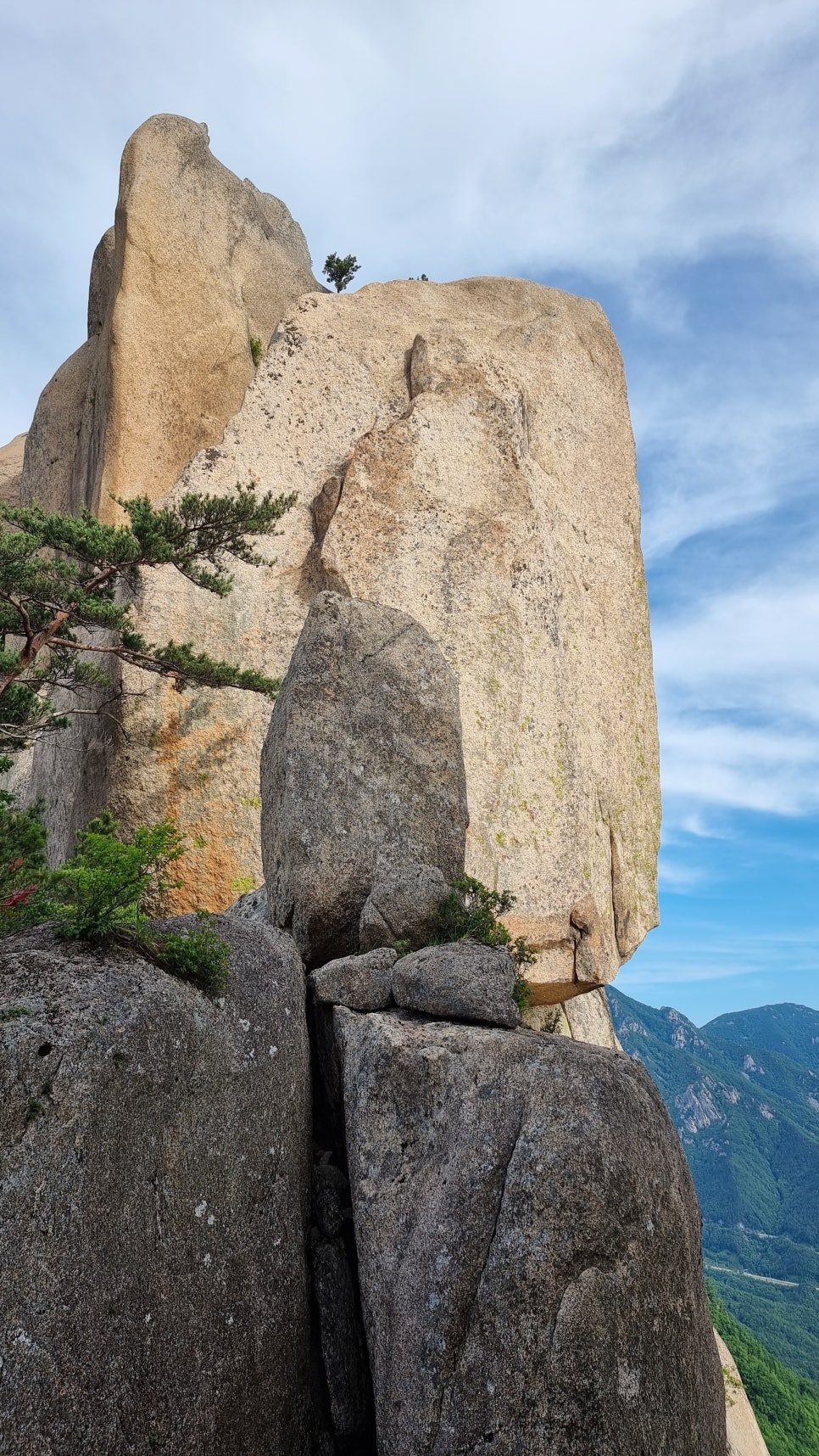 설악산 등산, 울산바위 나드리길  (중봉전망대 ~ 서봉) 릿지 산행