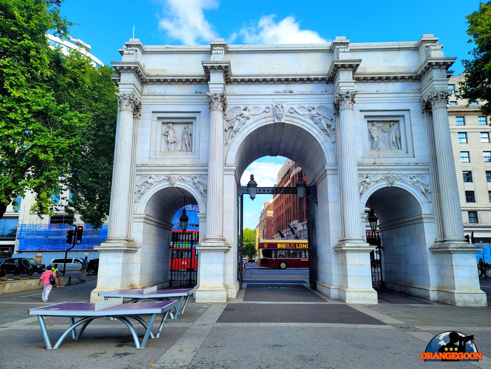 (영국 런던 / 런던 도보 여행 #84) 역사와 문화의 도시. 런던의 거리를 뚜벅뚜벅<하이드 파크, 마블 아치, 옥스포드 스트리트>