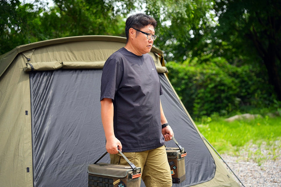 네파 아이스테크쉘 남자 기능성 냉감티셔츠 추천 여름 코디 캠핑의류