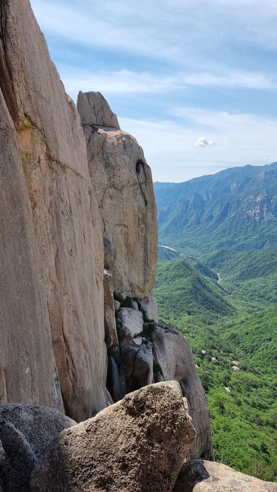 설악산 등산, 울산바위 나드리길  (중봉전망대 ~ 서봉) 릿지 산행