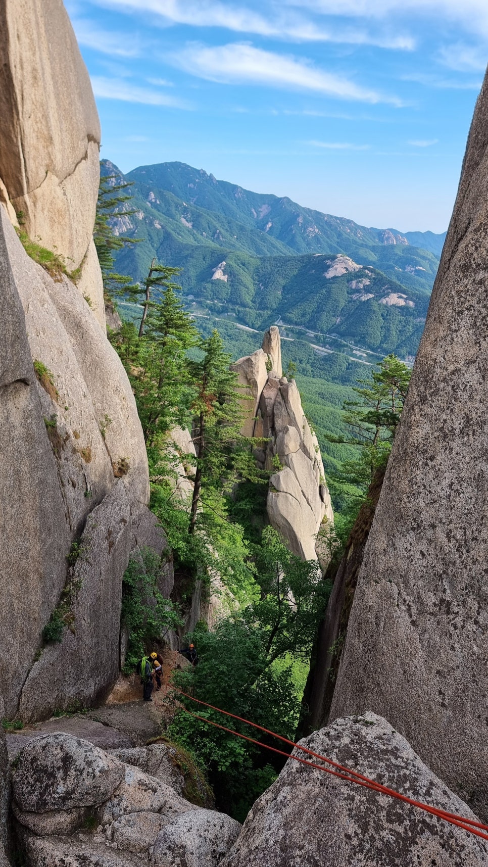 설악산 등산, 울산바위 나드리길  (중봉전망대 ~ 서봉) 릿지 산행