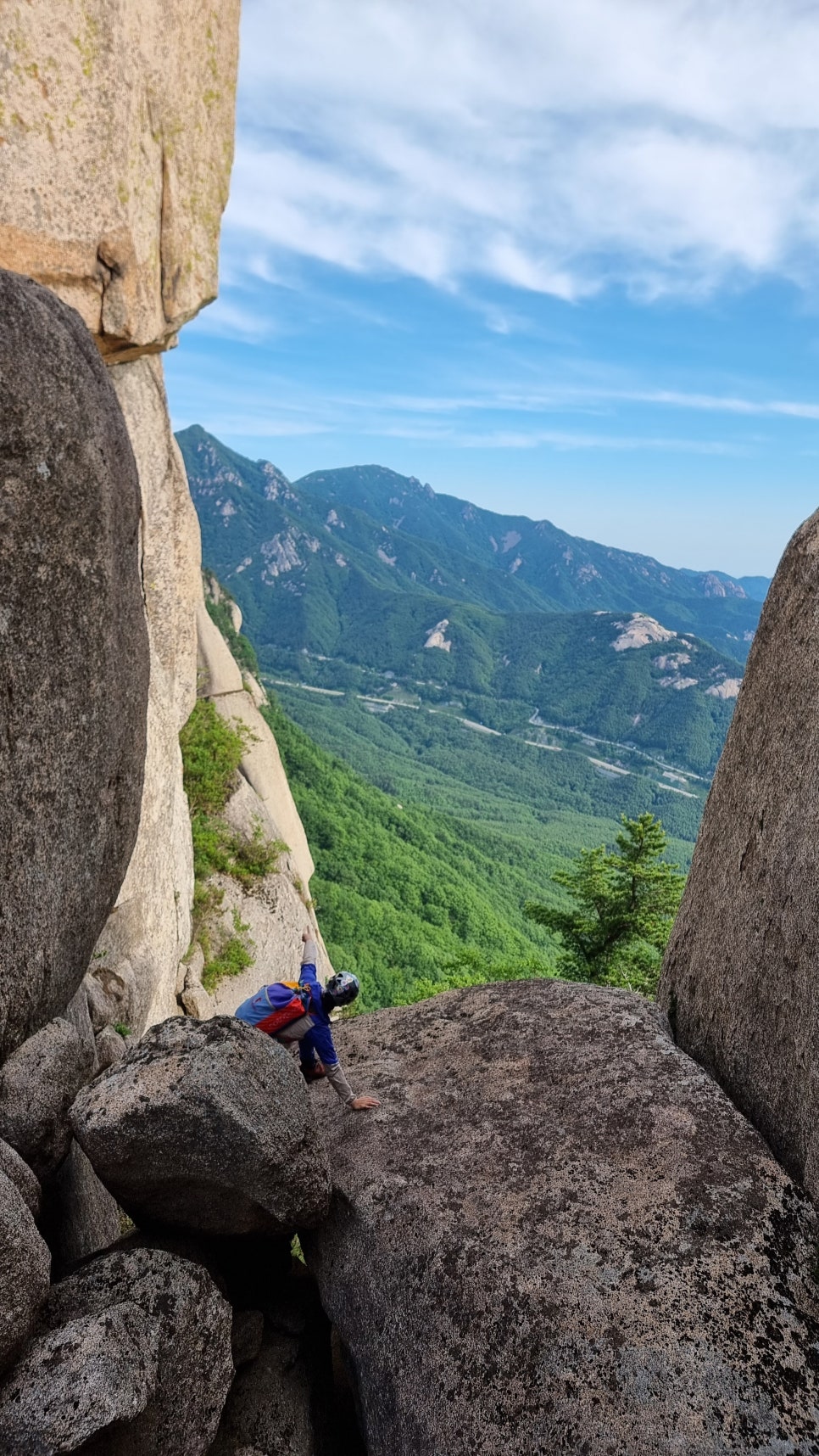 설악산 등산, 울산바위 나드리길  (중봉전망대 ~ 서봉) 릿지 산행