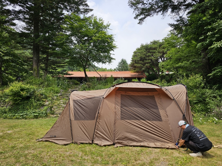 캠핑 텐트 추천 4인용 가족 쉘터 네스트W 코베아