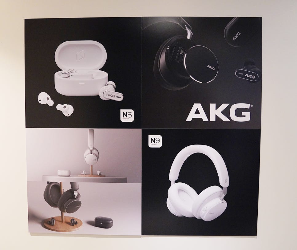 AKG N 시리즈 신제품 발표회 후기, 노이즈캔슬링 무선이어폰 N5, 블루투스 헤드셋 N9