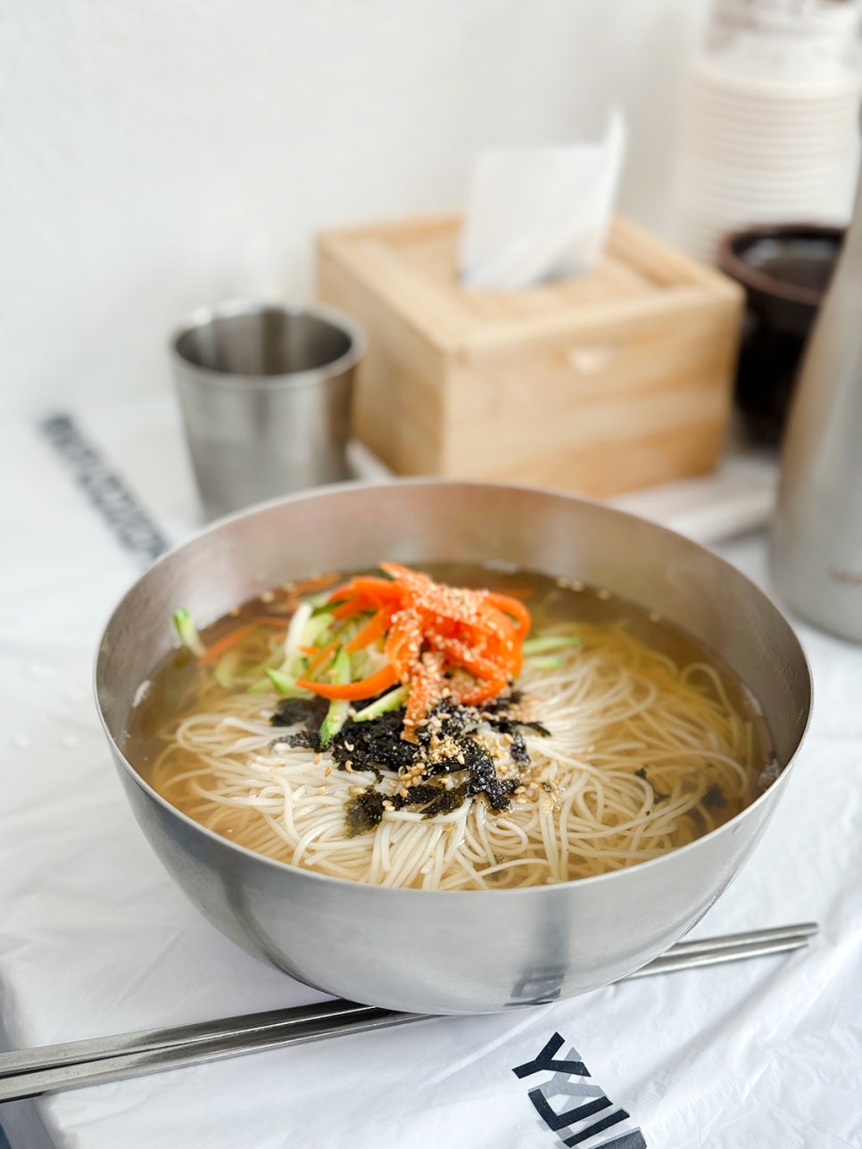 포항 죽도동 맛집 <포항 육전 국수> 검은콩 콩국수 개시