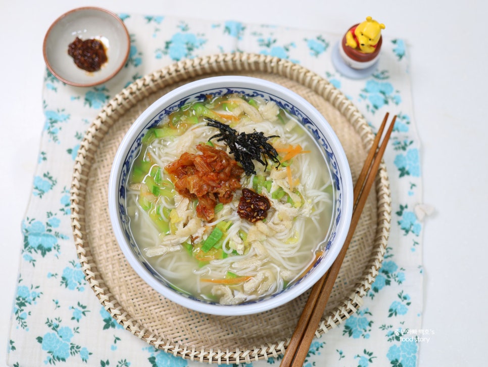 진한 멸치국수 레시피 육수 내는법 중면 삶기 국수 삶는법 시간