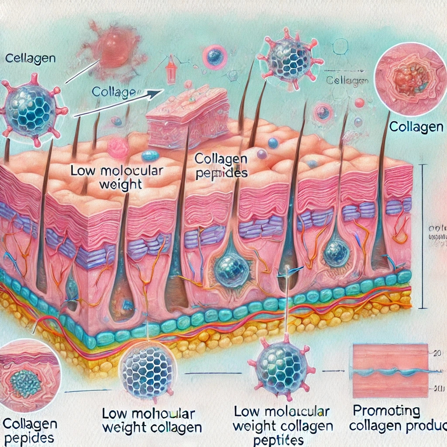 저분자콜라겐펩타이드 피부에 좋은 이유