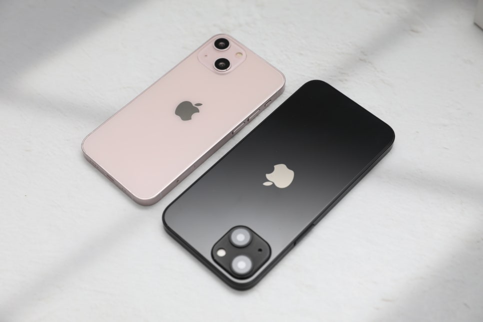 아이폰13 블랙, 아이폰13 미니 MINI 핑크 색상 가격 비교