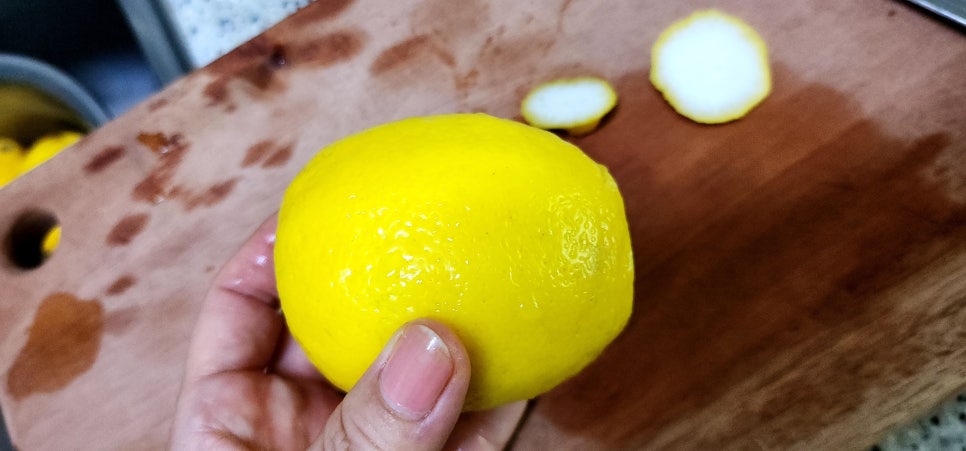 해독주스 레몬원액 레몬즙짜기 레몬주스 레몬수 다이어트 디톡스 만들기