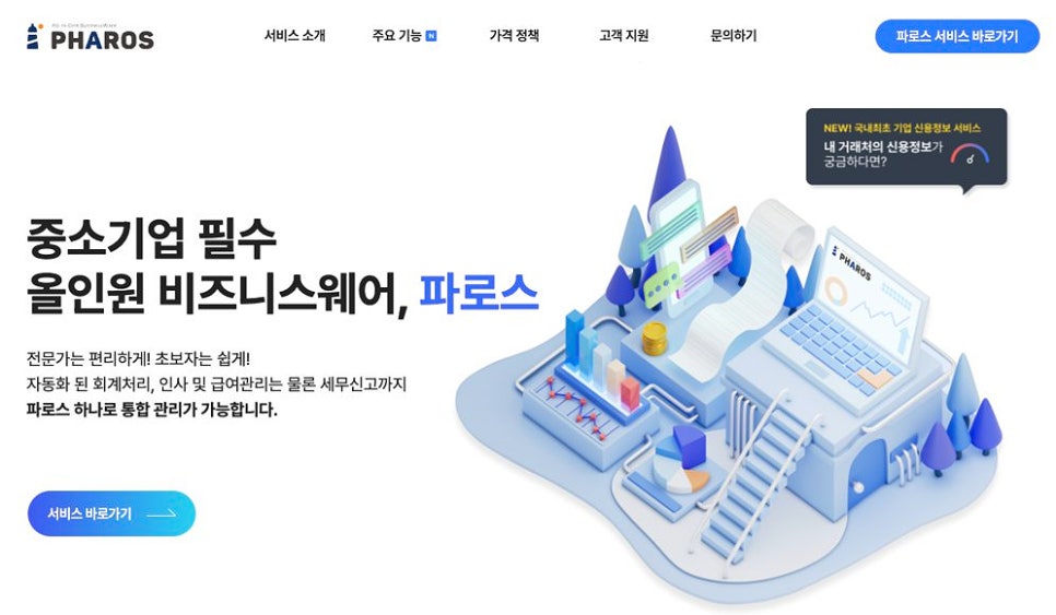 파로스 ERP 추천, 중소기업 맞춤형 비즈니스웨어