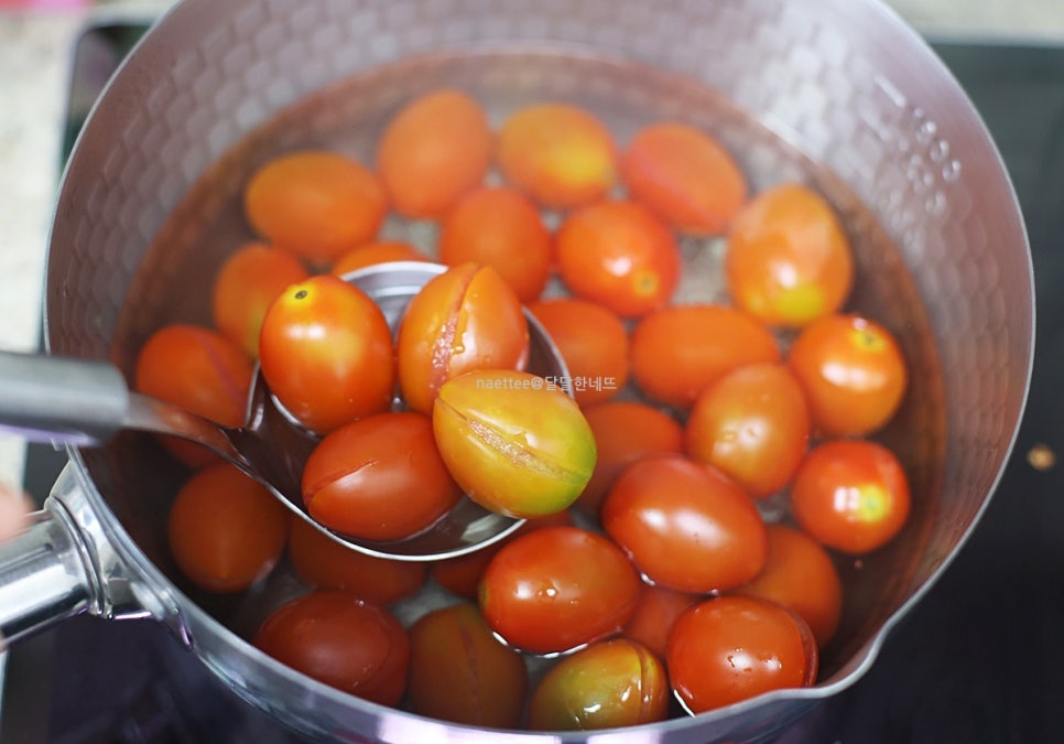 방울 토마토 마리네이드 만들기 토마토 절임 레시피