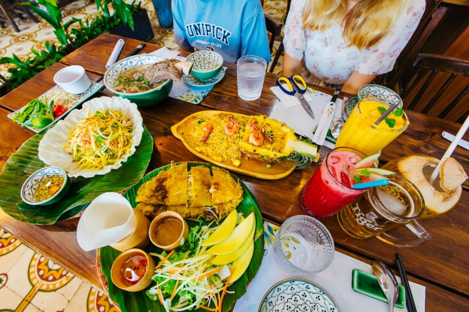 다낭 한시장 맛집 추천 티엔킴, 베트남 음식 전문점 시내 위치