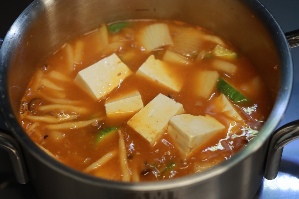 두부 된장찌개 맛있게 끓이는법 된장찌개 레시피