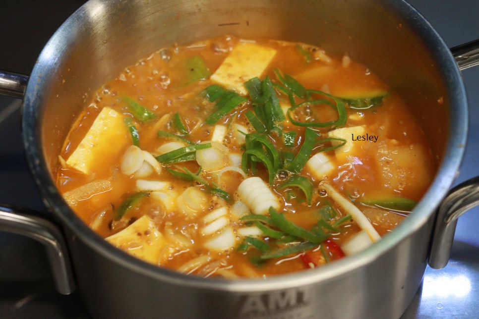 두부 된장찌개 맛있게 끓이는법 된장찌개 레시피