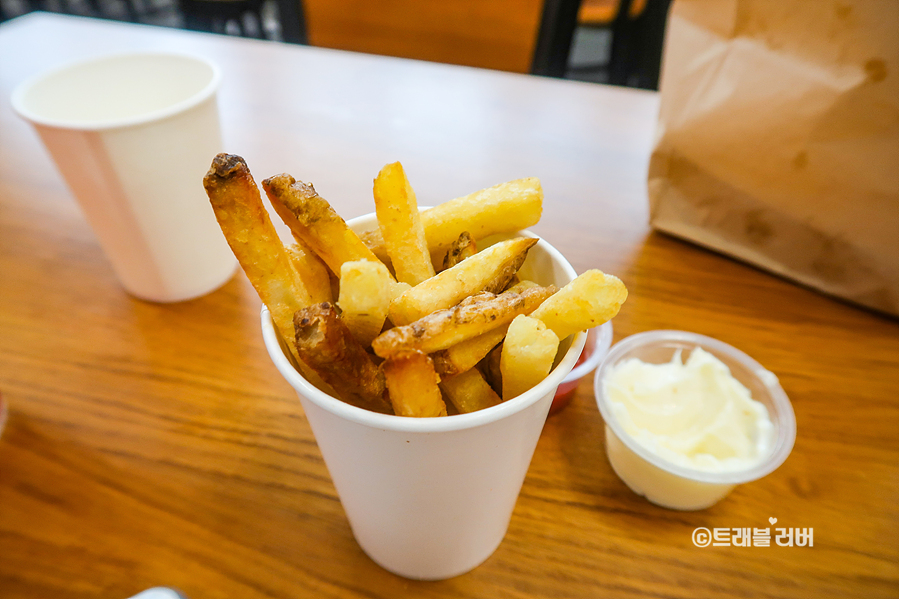 홍콩 여행 센트럴 맛집 파이브가이즈 메뉴 주문방법