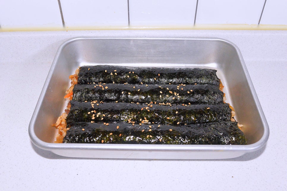 잡채김밥 만드는법 간단김밥 남은잡채 활용요리