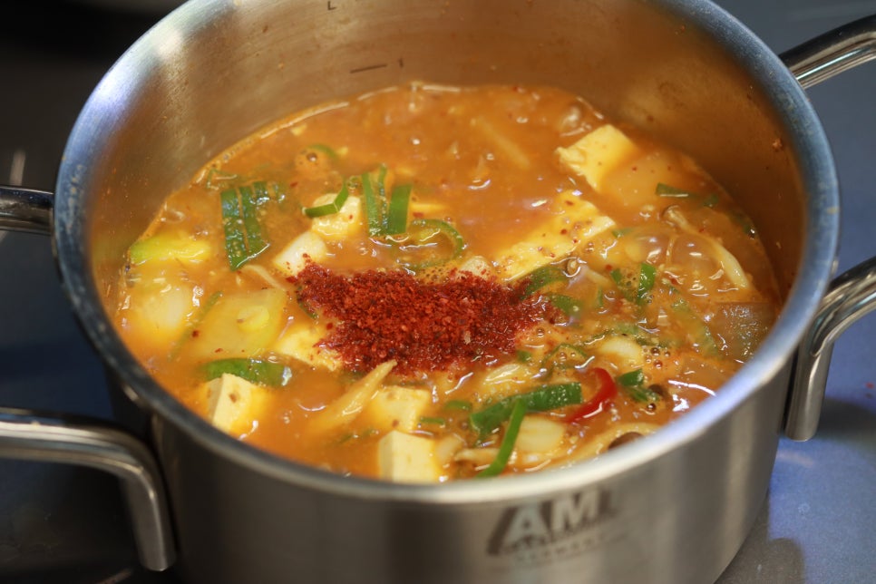 두부 된장찌개 맛있게 끓이는법 된장찌개 레시피