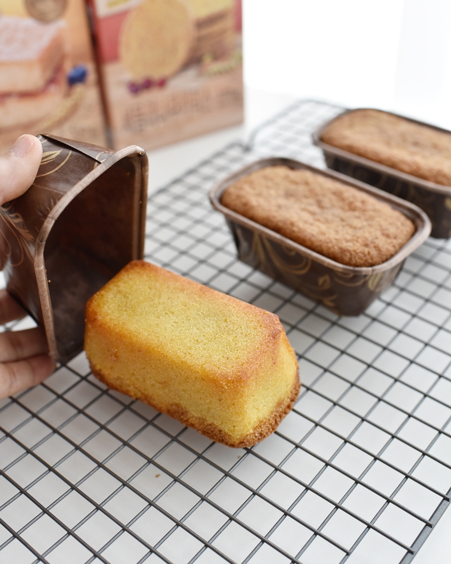 세몰리나 쿠키 케이크믹스로 미니 파운드케이크 만들기