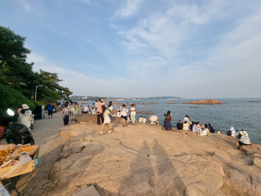 칭다오 제2해수욕장(青岛第二海水浴场)➡️제3해수욕장(青岛第三海水浴场) - 태평각공원