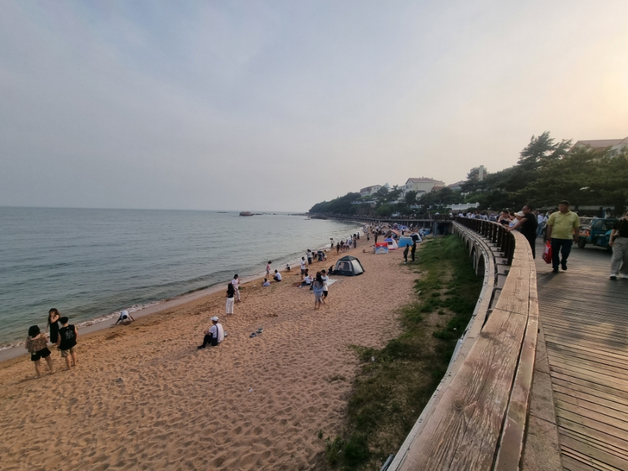 칭다오 제2해수욕장(青岛第二海水浴场)➡️제3해수욕장(青岛第三海水浴场) - 태평각공원