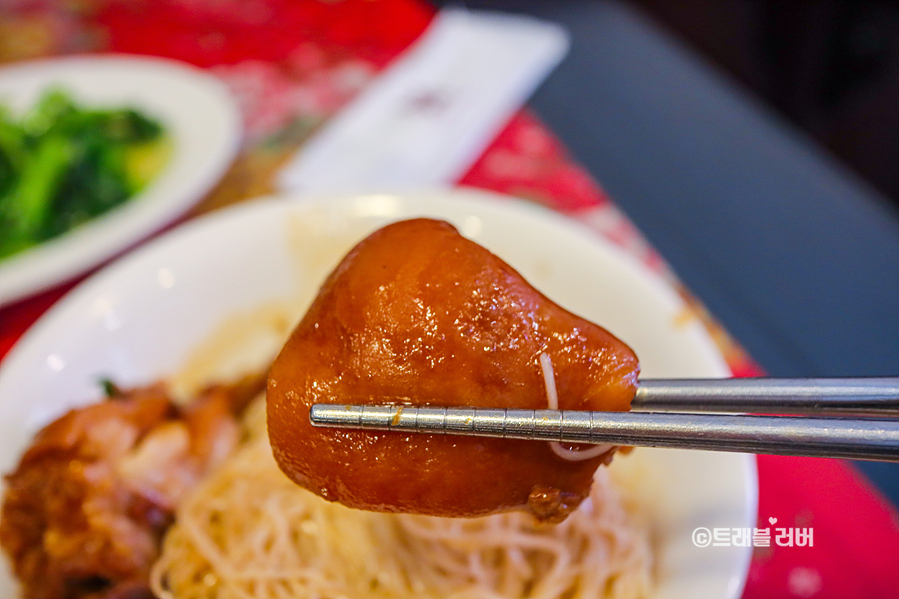 대만여행 나혼자산다 타이중 맛집 푸딘왕 족발덮밥