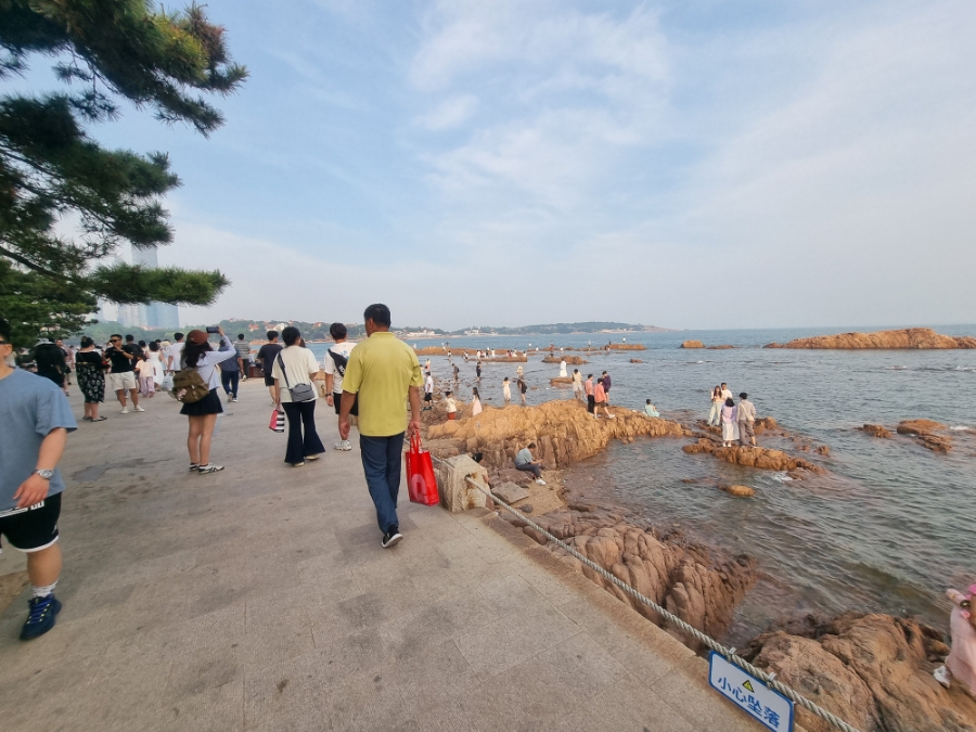 칭다오 제2해수욕장(青岛第二海水浴场)➡️제3해수욕장(青岛第三海水浴场) - 태평각공원