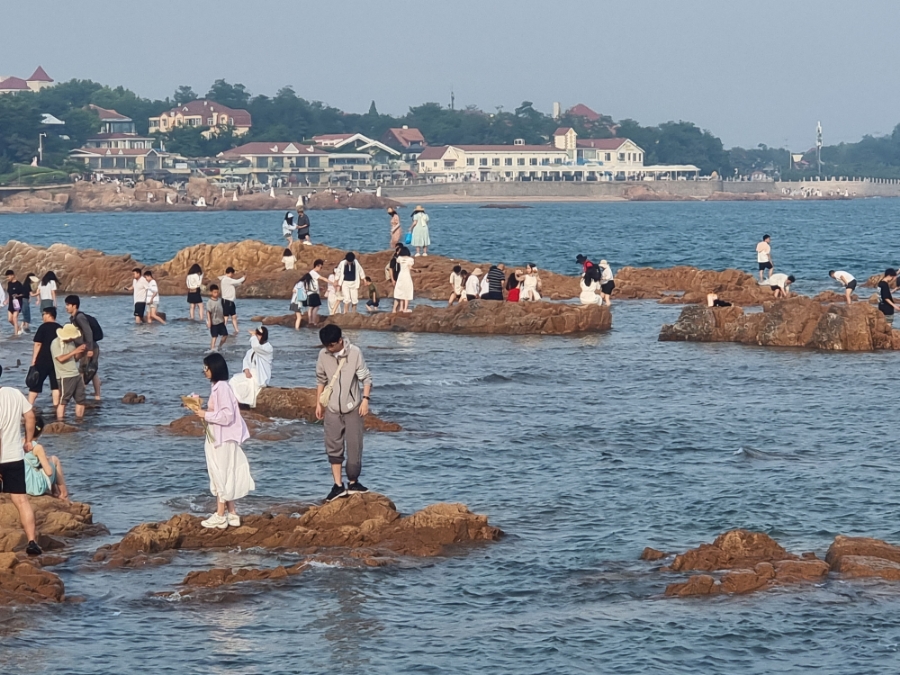 칭다오 제2해수욕장(青岛第二海水浴场)➡️제3해수욕장(青岛第三海水浴场) - 태평각공원